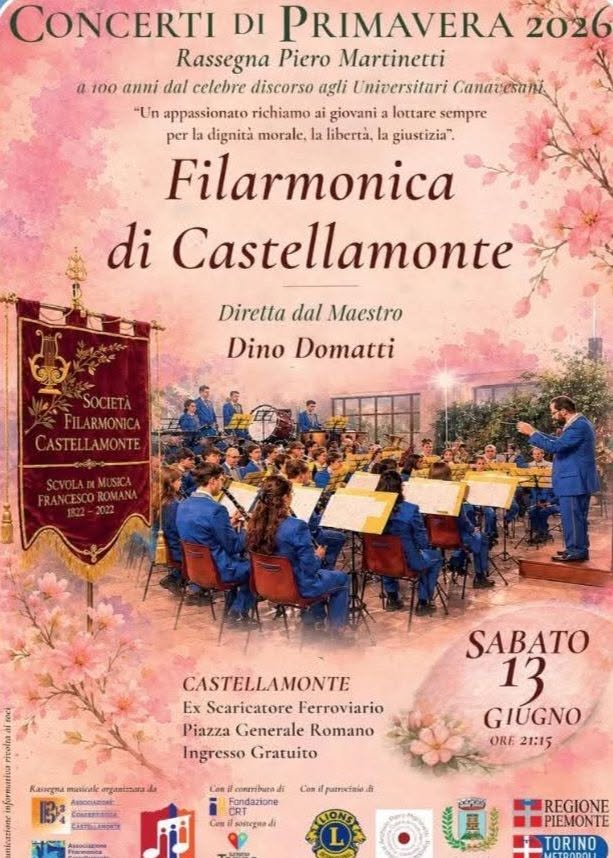 Concerti di Primavera 2026 - Filarmonica di Castellamonte