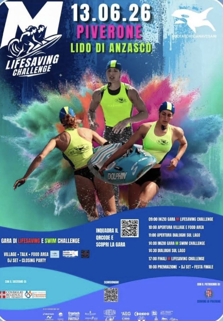 Lifesaving Challenge al Lido di Anzasco