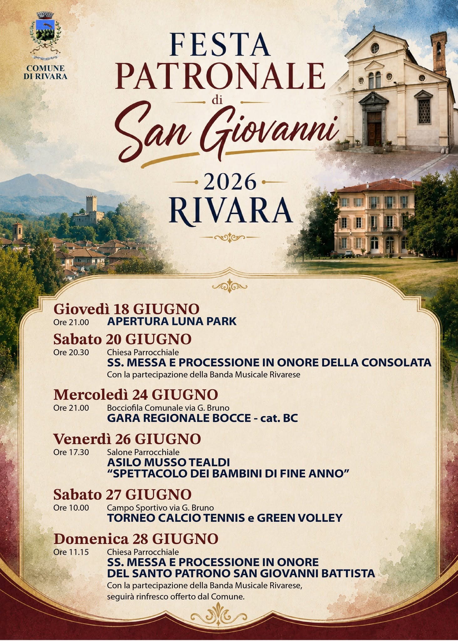 Festa Patronale di San Giovanni 2026