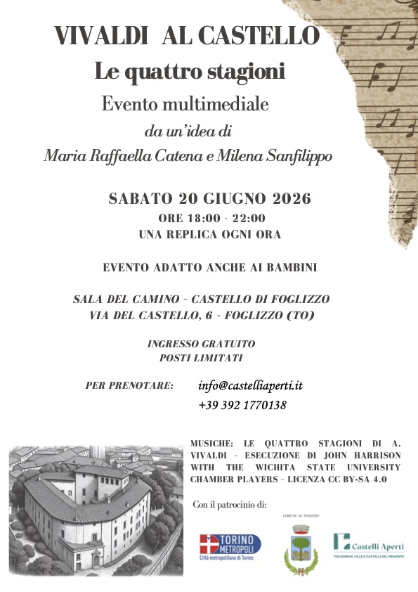 Viaggio immersivo nelle Quattro Stagioni di Vivaldi al Castello di Foglizzo