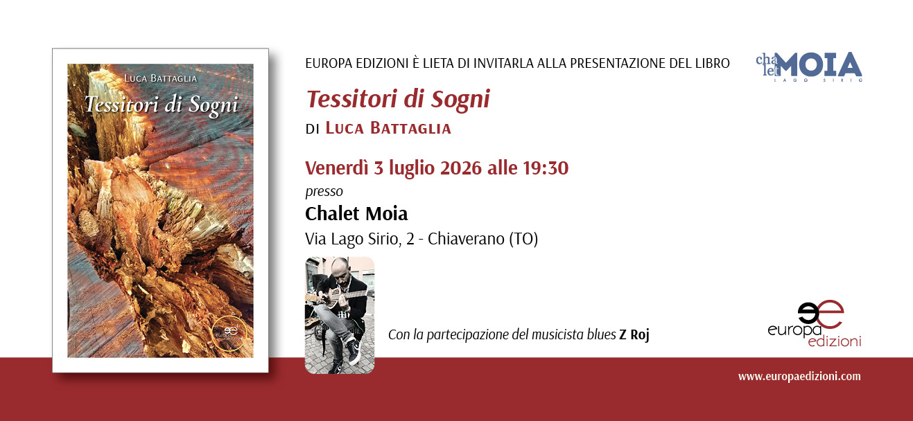 Presentazione del libro 'Tessitori di Sogni' di Luca Battaglia