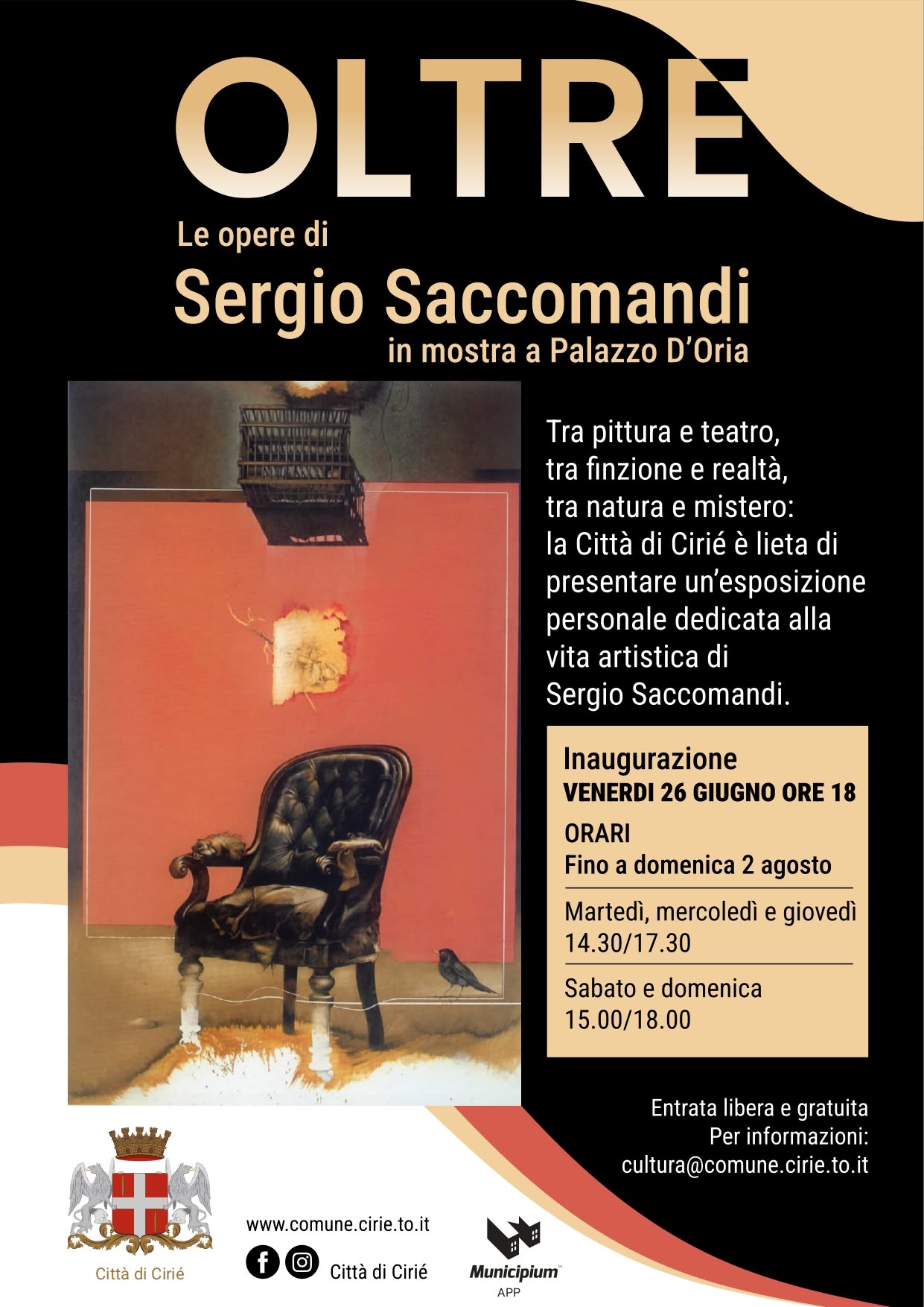 Oltre - Mostra di Sergio Saccomandi