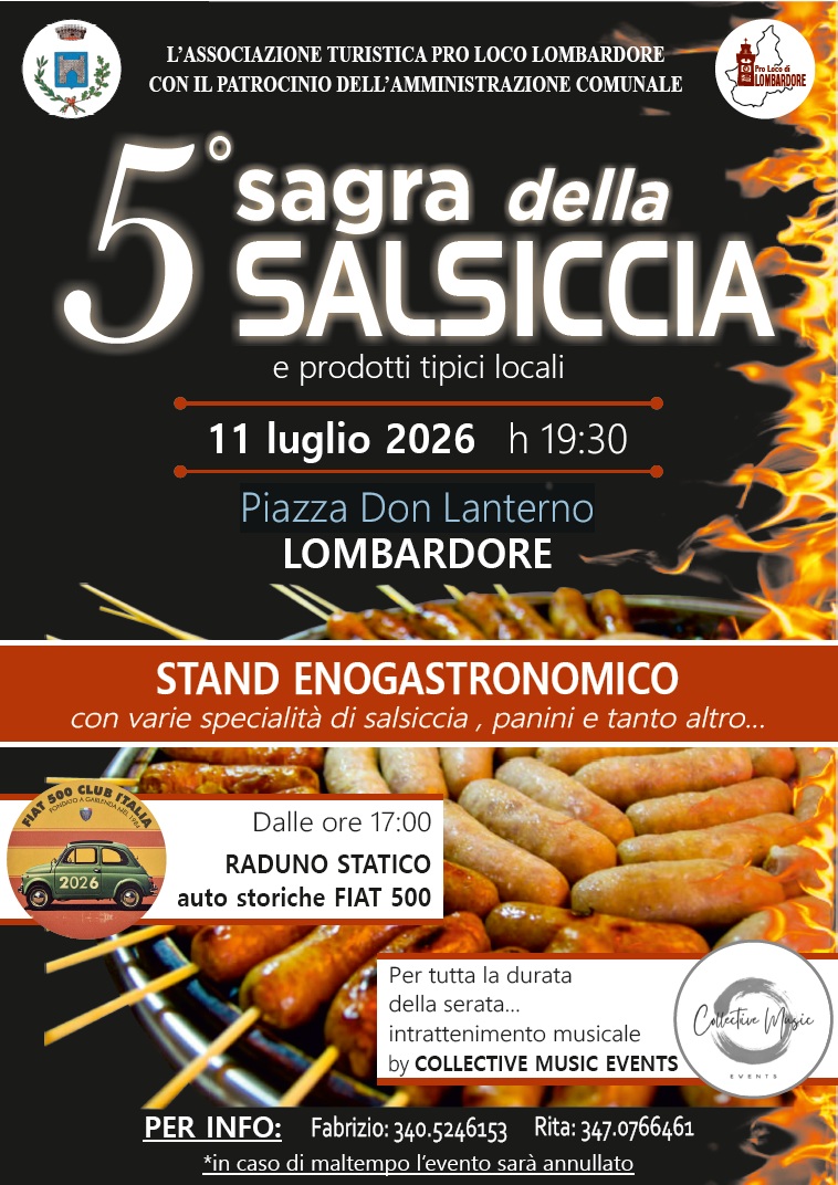 5° Sagra della Salsiccia di Lombardore
