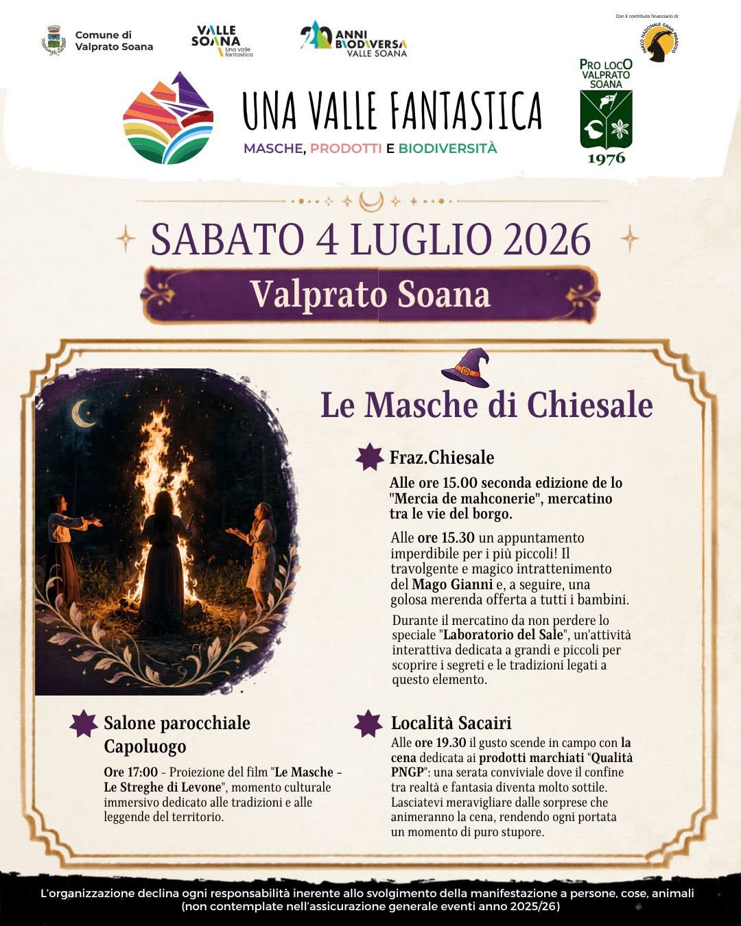 Una Valle Fantastica: Le Masche di Chiesale