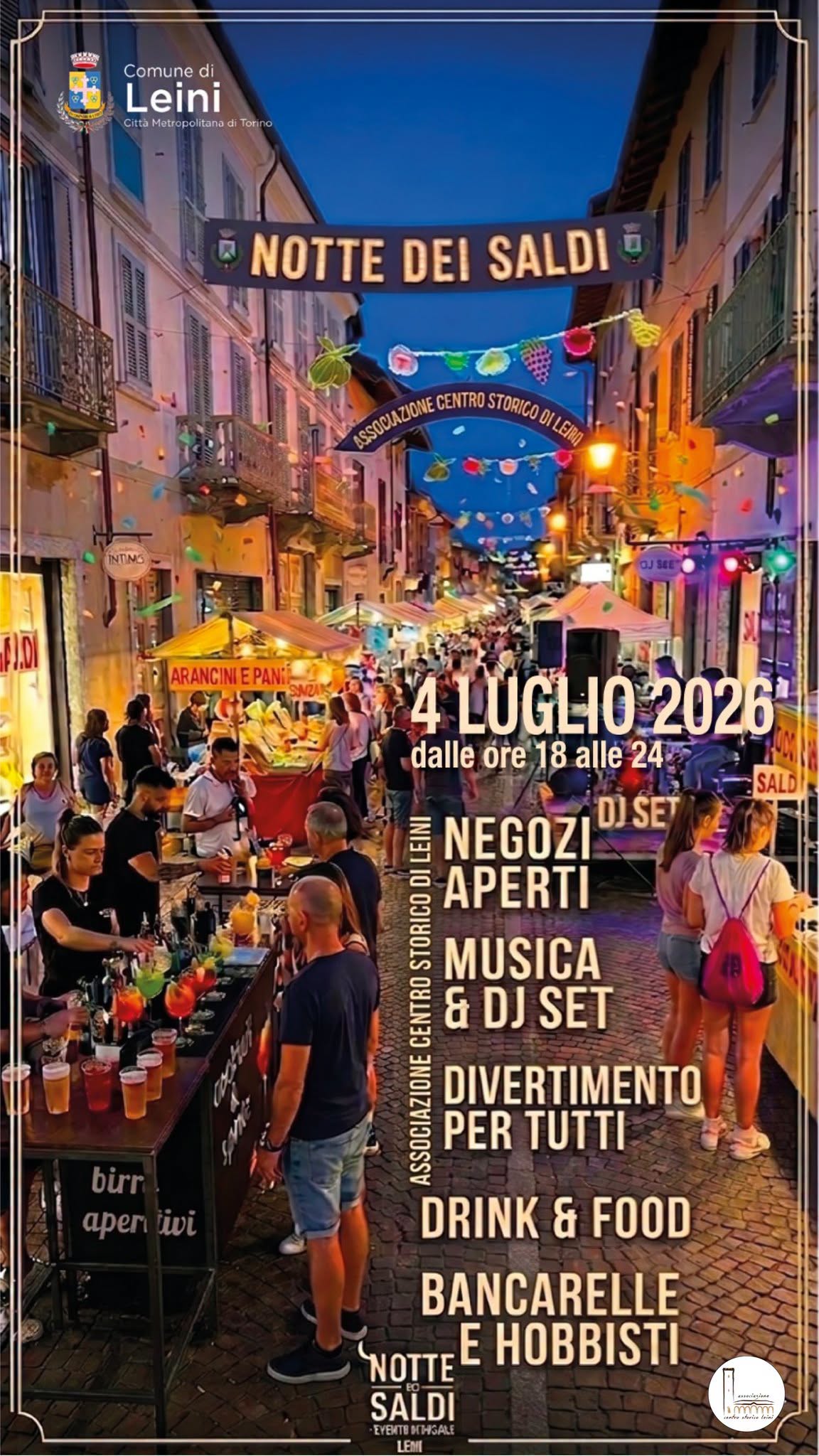 La Notte dei Saldi a Leini