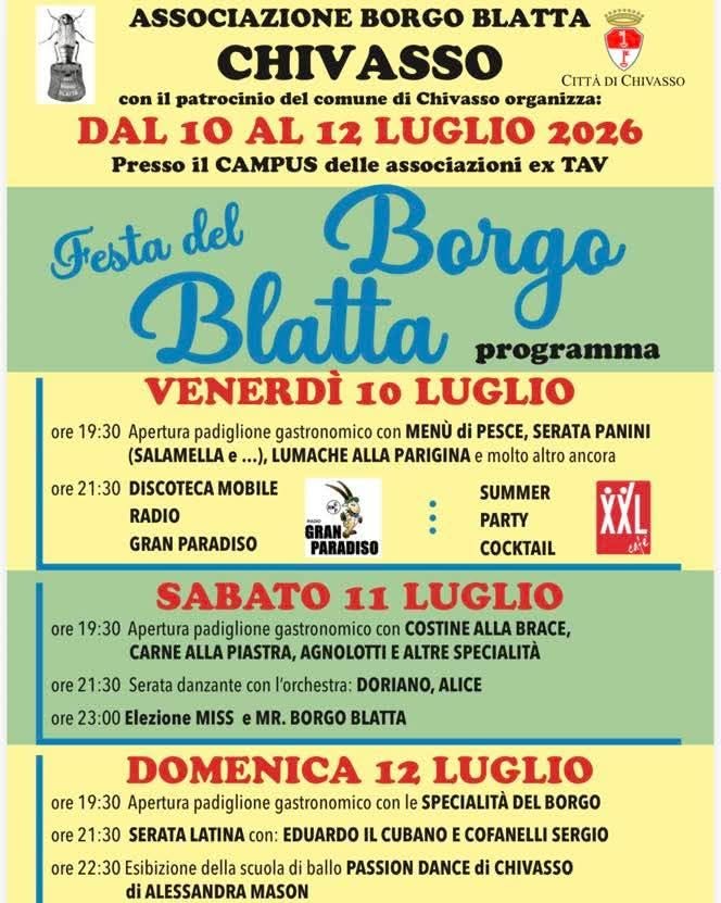 Festa del Borgo Blatta 2026