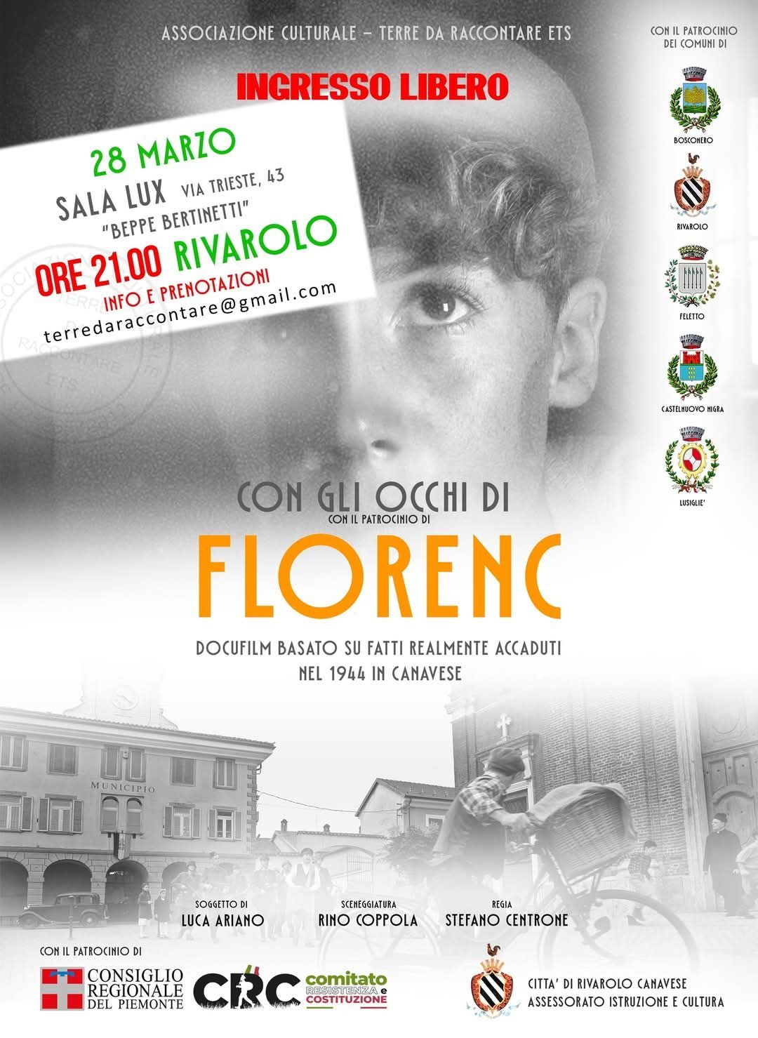 RIVAROLO CANAVESE - Con gli occhi di Florenc