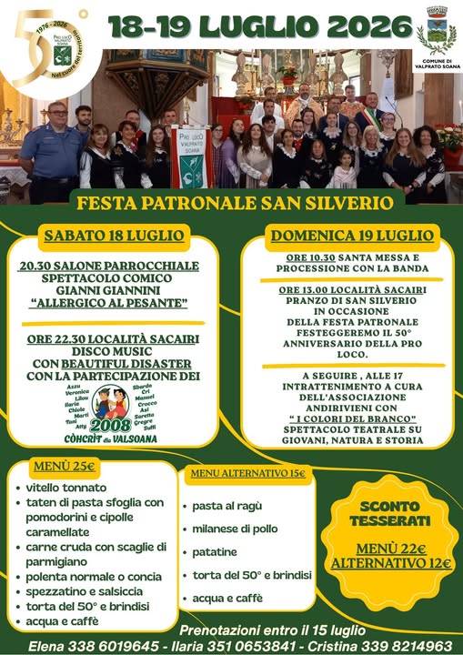 Festa Patronale San Silverio 2026