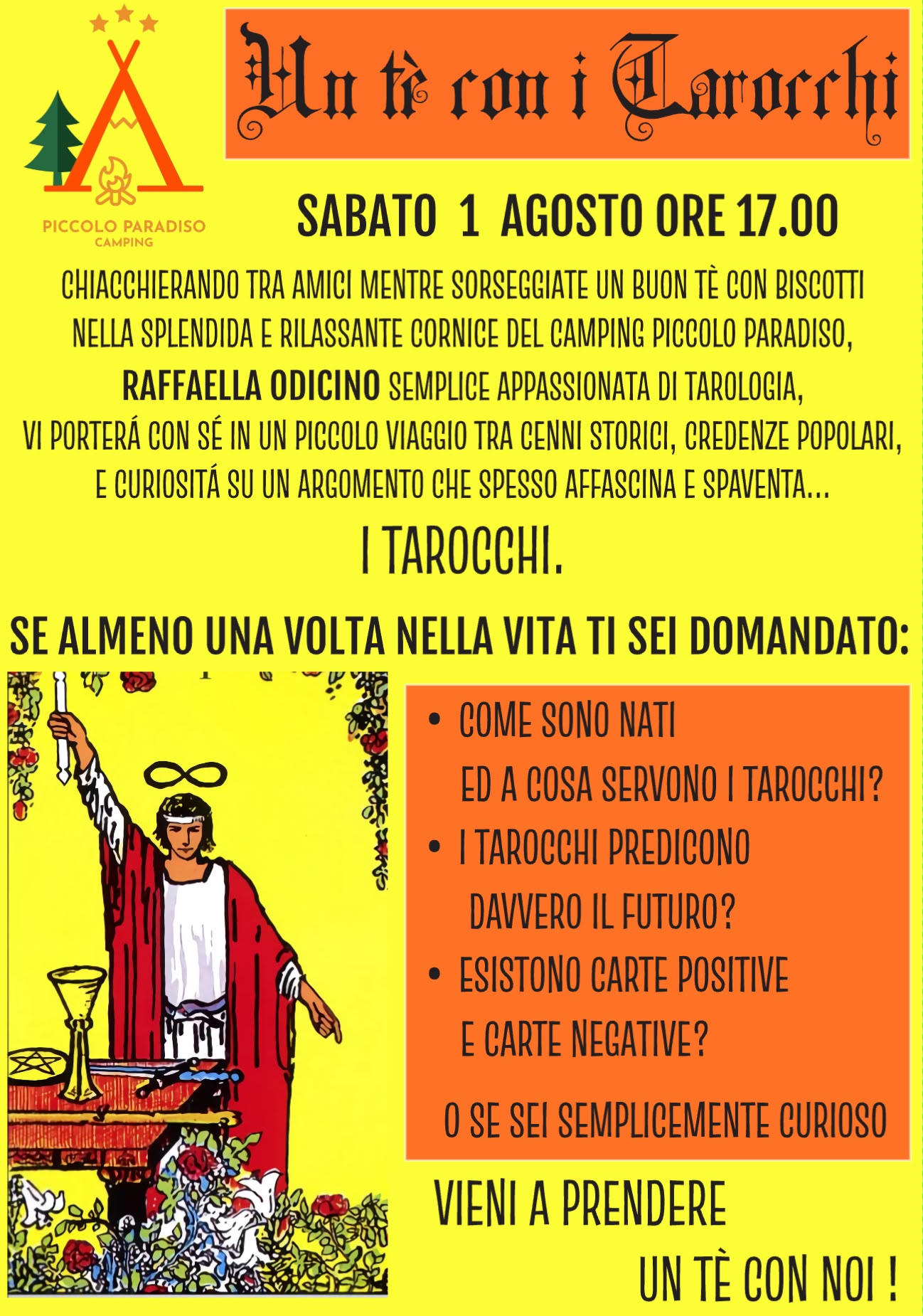 Un tè con i Tarocchi