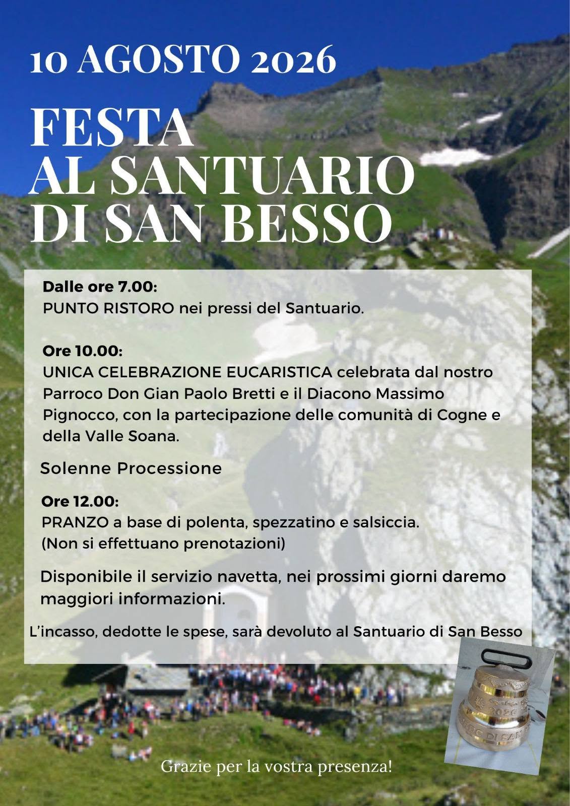 Festa al Santuario di San Besso