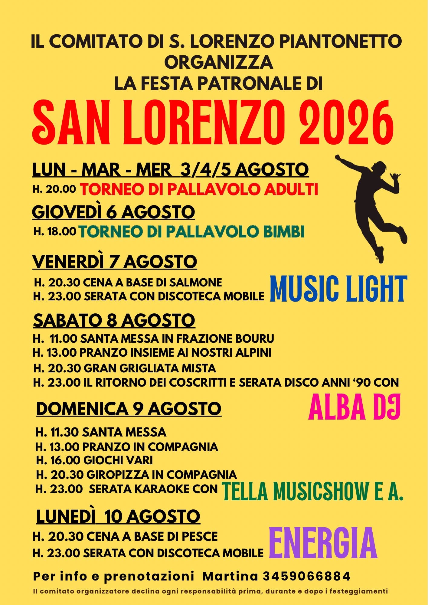 Festa Patronale di San Lorenzo 2026