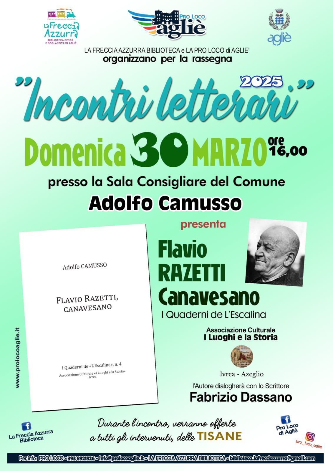 AGLIE' - Incontri letterari