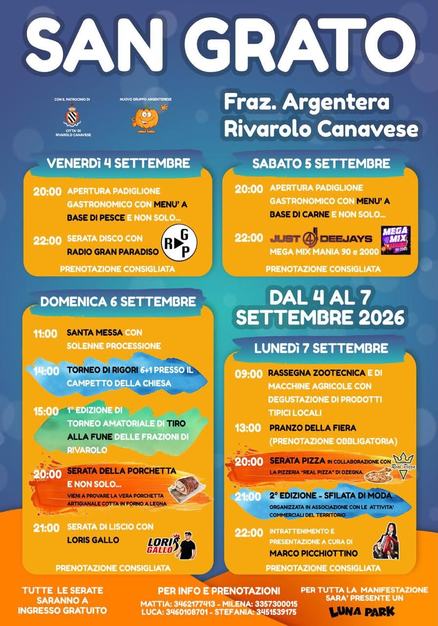 Festa di San Grato 2026
