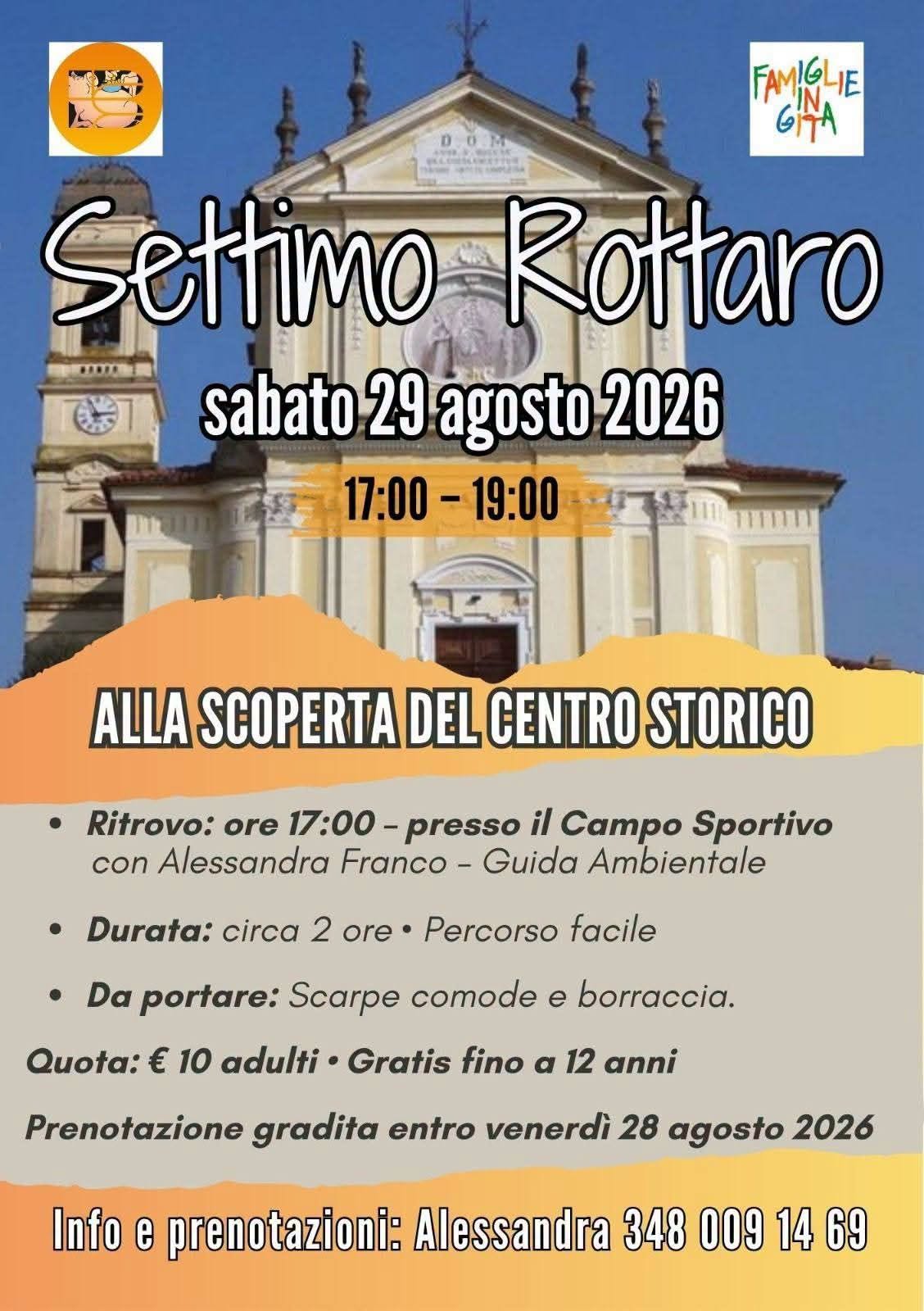 Alla scoperta del centro storico di Settimo Rottaro