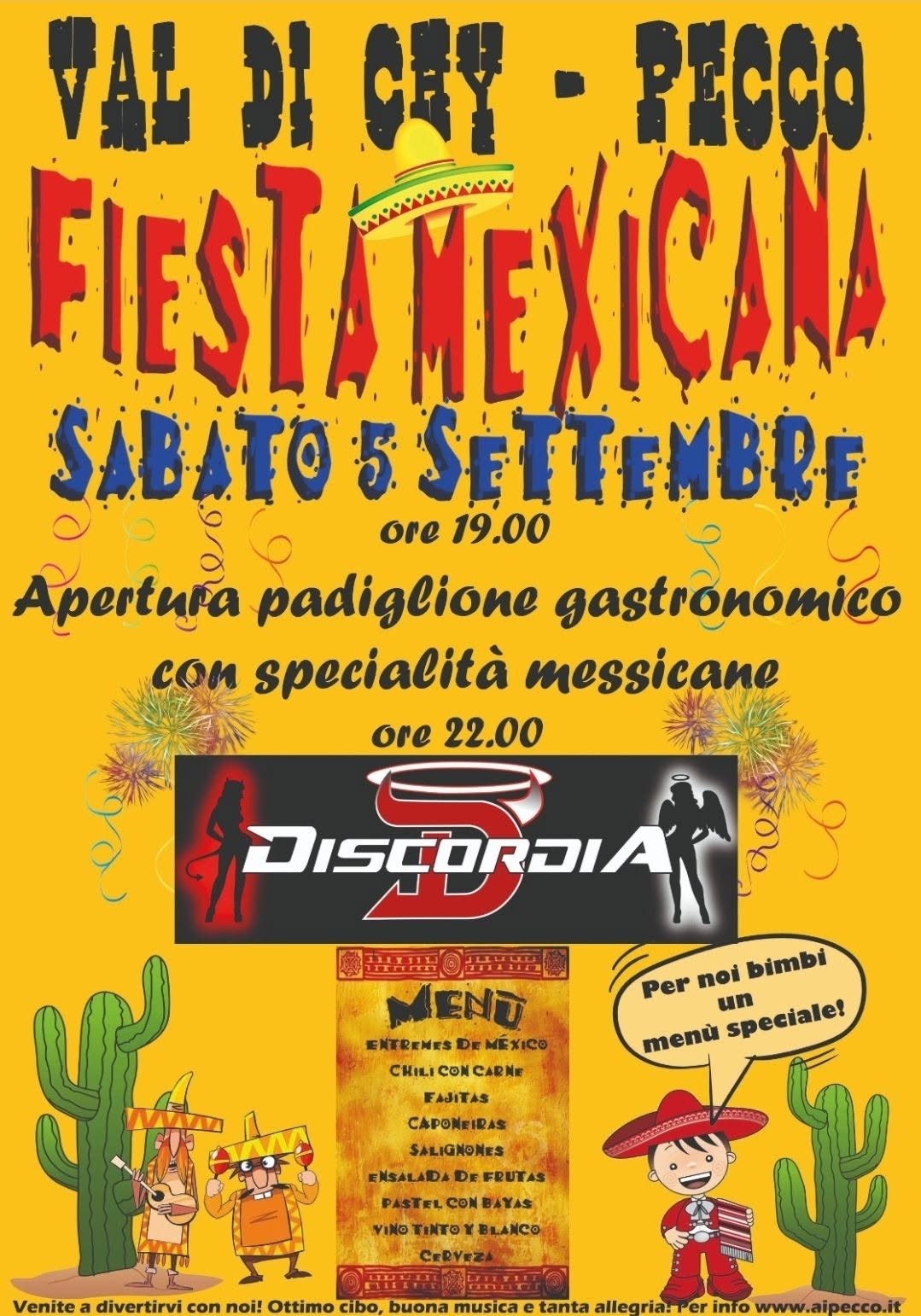 Festa Messicana a Val di Chy
