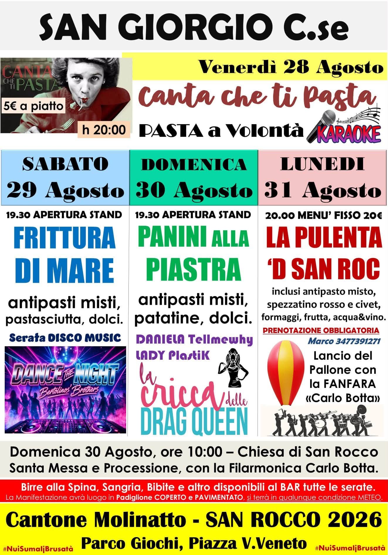 Festa di San Rocco a San Giorgio Canavese