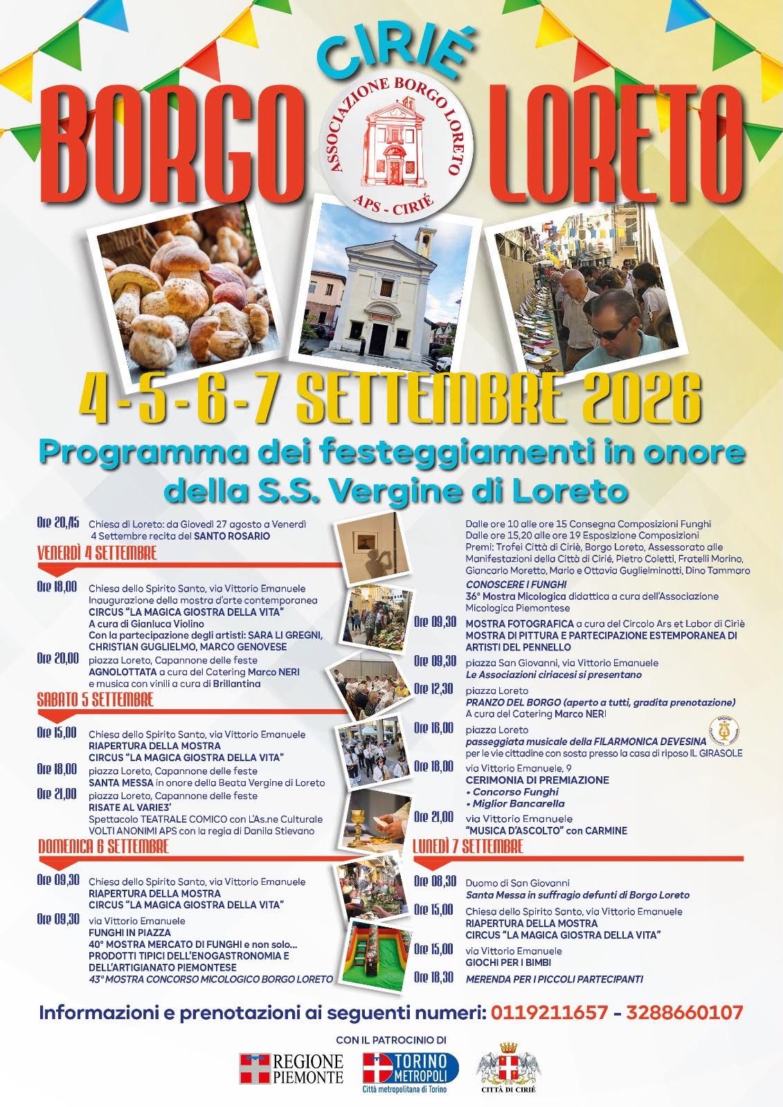 Estate a Cirié: Festeggiamenti a Borgo Loreto