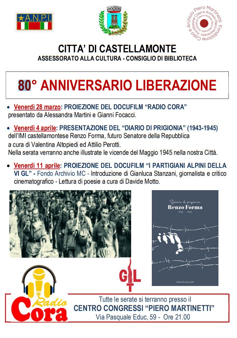CASTELLAMONTE - 80° anniversario Liberazione