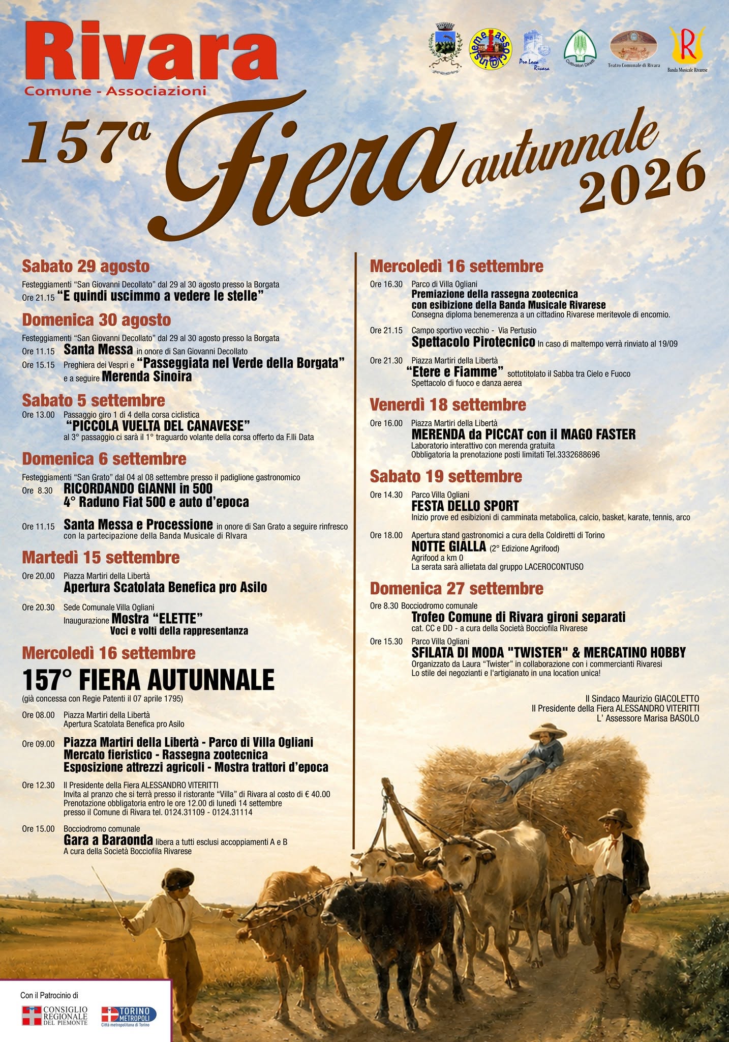 157ª Fiera Autunnale di Rivara