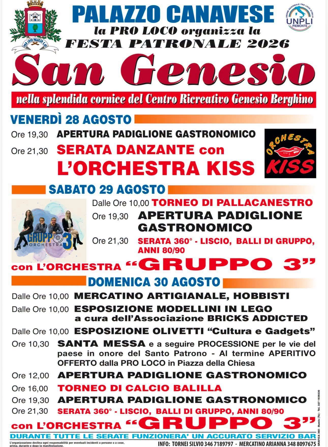Festa Patronale di San Genesio 2026