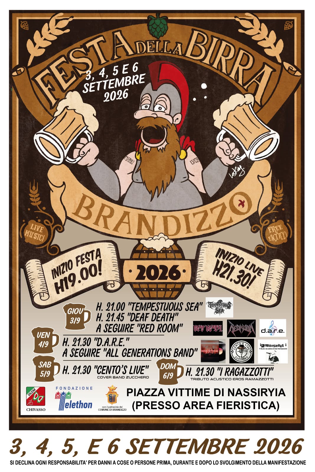 Festa della Birra UILDM di Brandizzo 2026