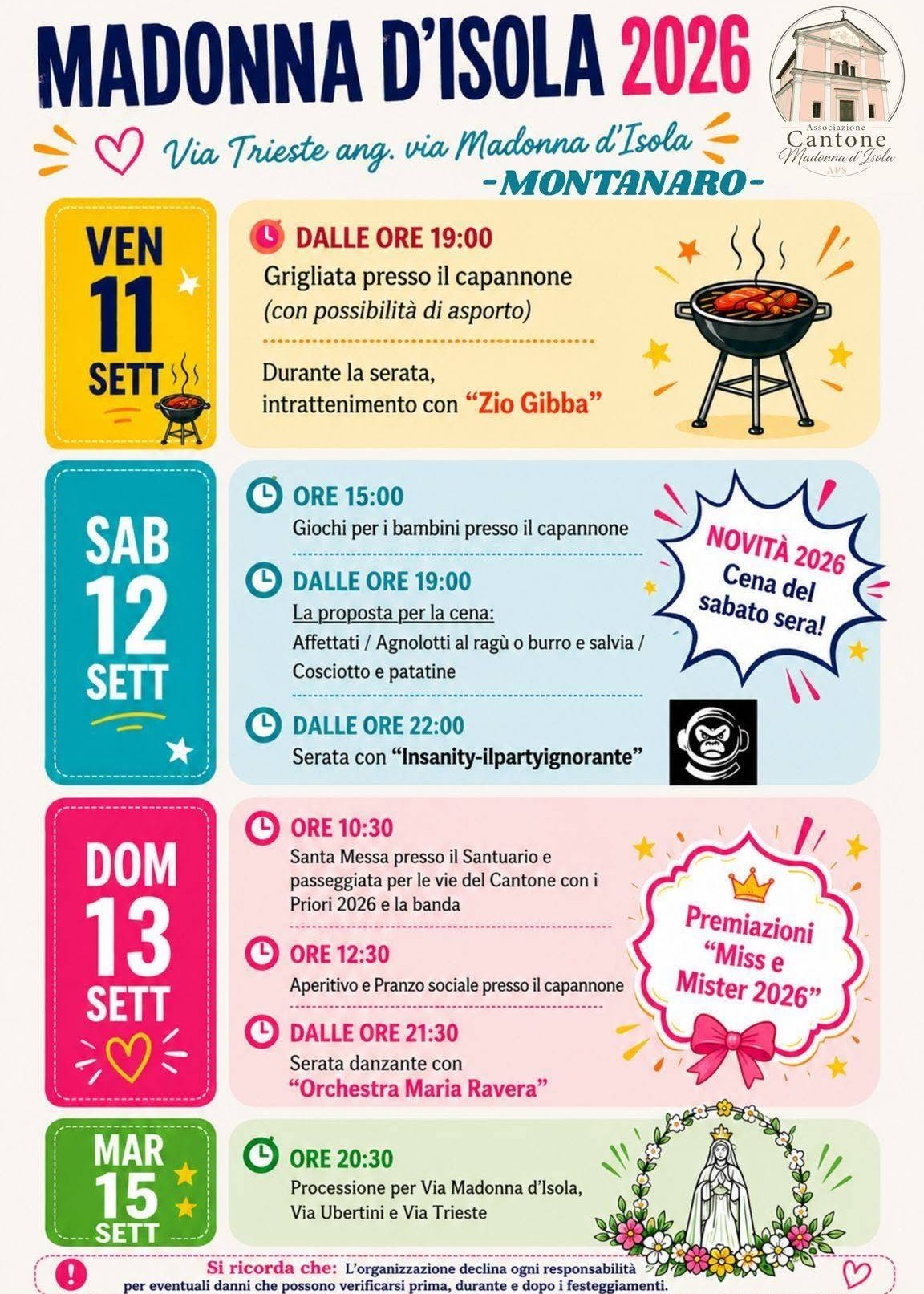 Festa Madonna d'Isola 2026