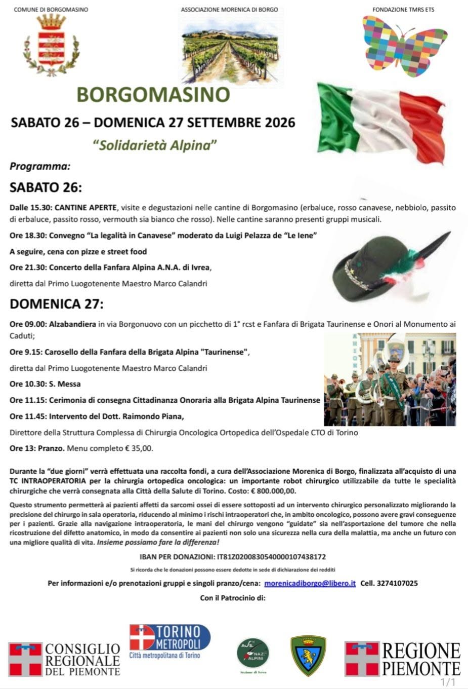 Solidarietà Alpina a Borgomasino