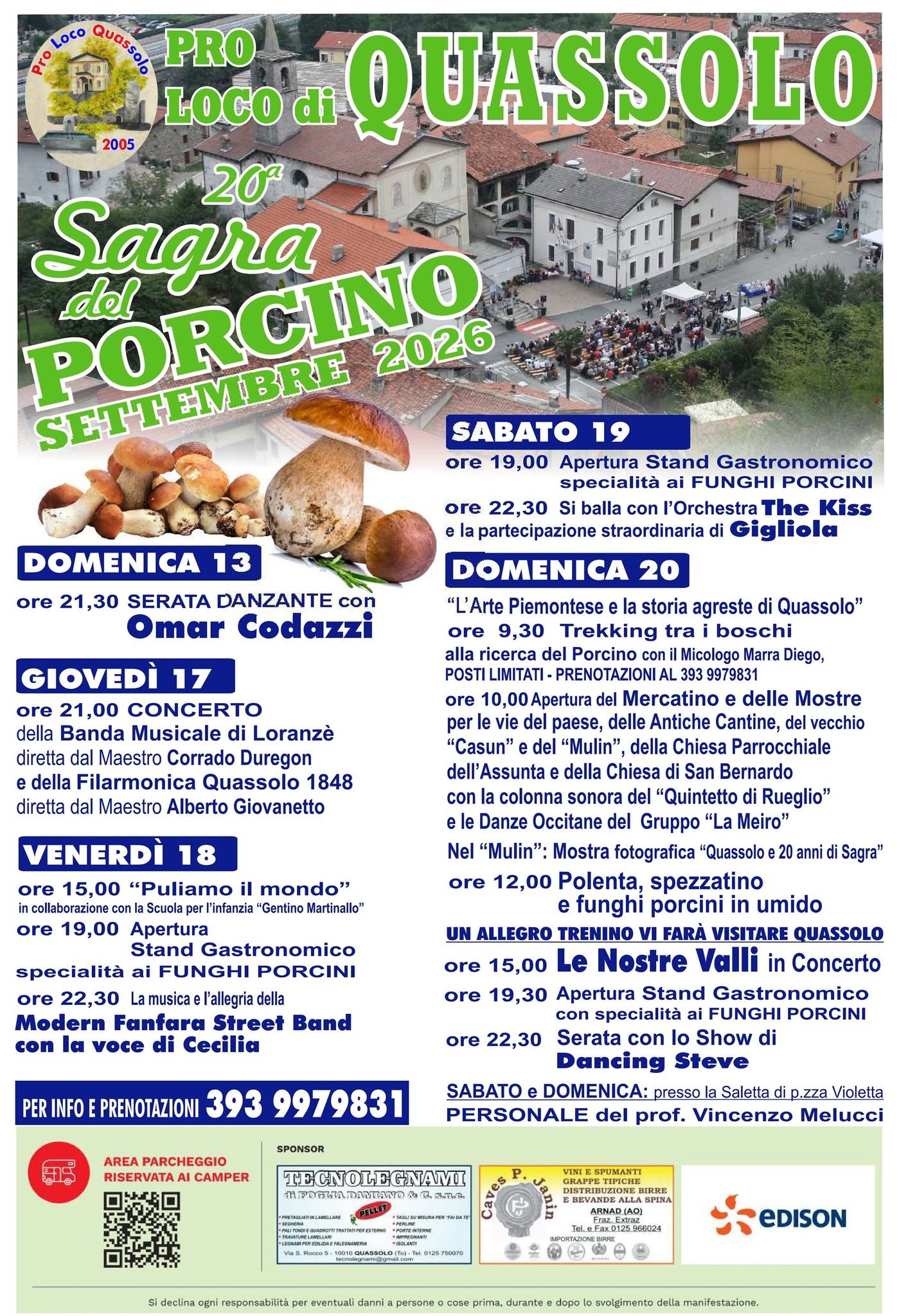 Sagra del Porcino a Quassolo