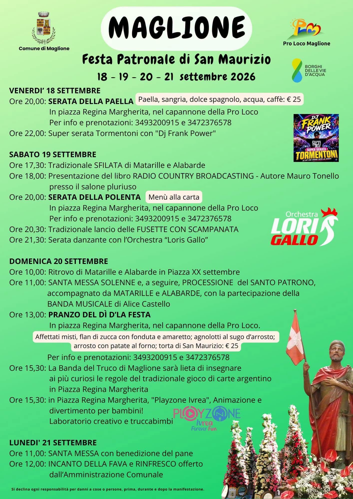 Festa Patronale di San Maurizio a Maglione