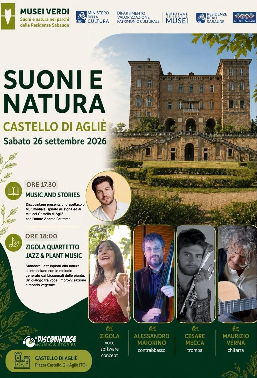 MUSEI VERDI al Castello di Agliè