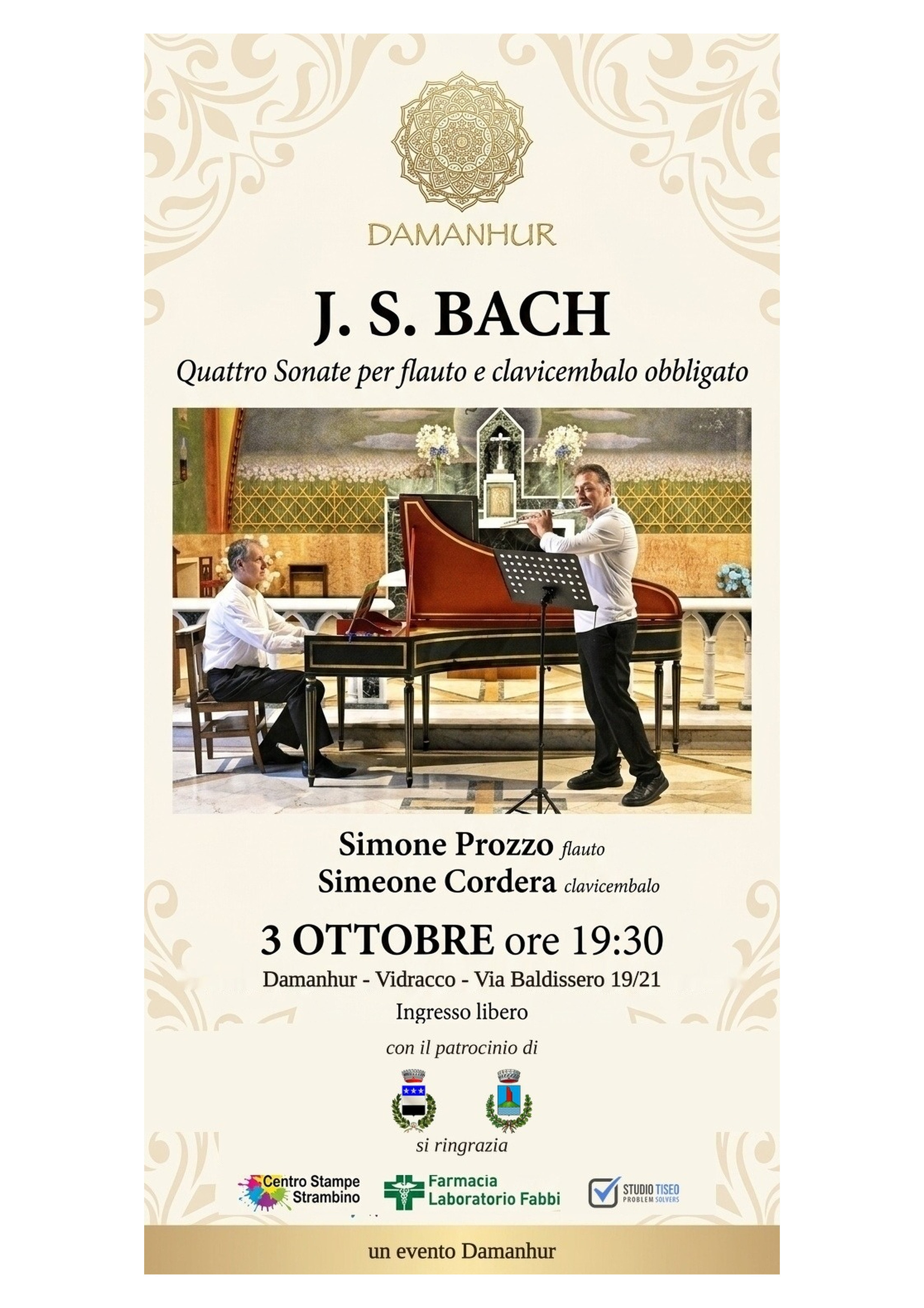 Concerto flauto e clavicembalo: Per contrapunctum ad astra