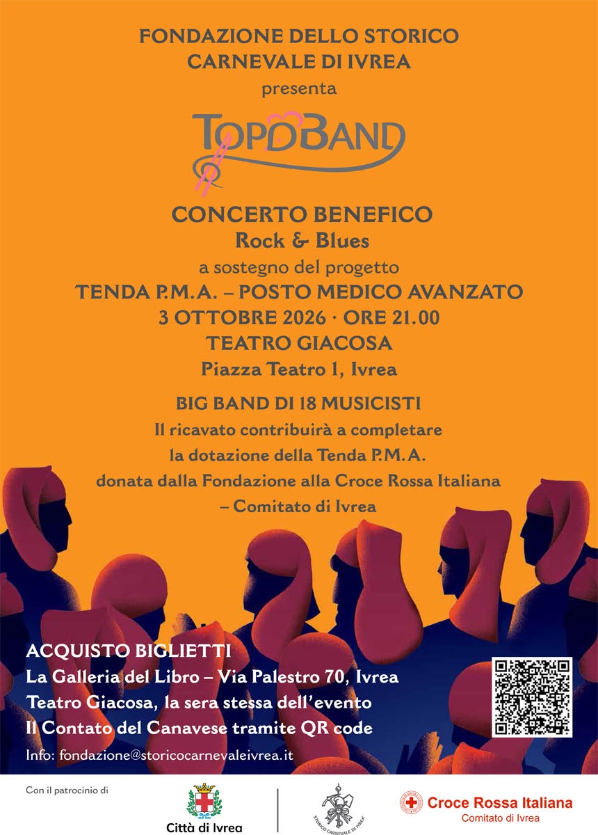Concerto Benefico della Topoband al Teatro Giacosa