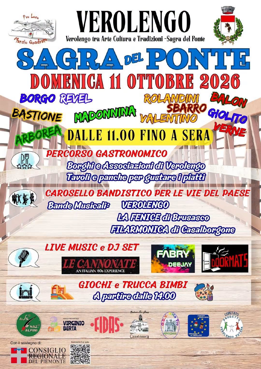 Sagra del Ponte 2026 a Verolengo