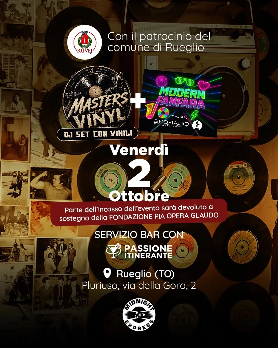 Musica e Solidarietà a Rueglio: Evento Benefico per la Fondazione Pia Opera Glaudo
