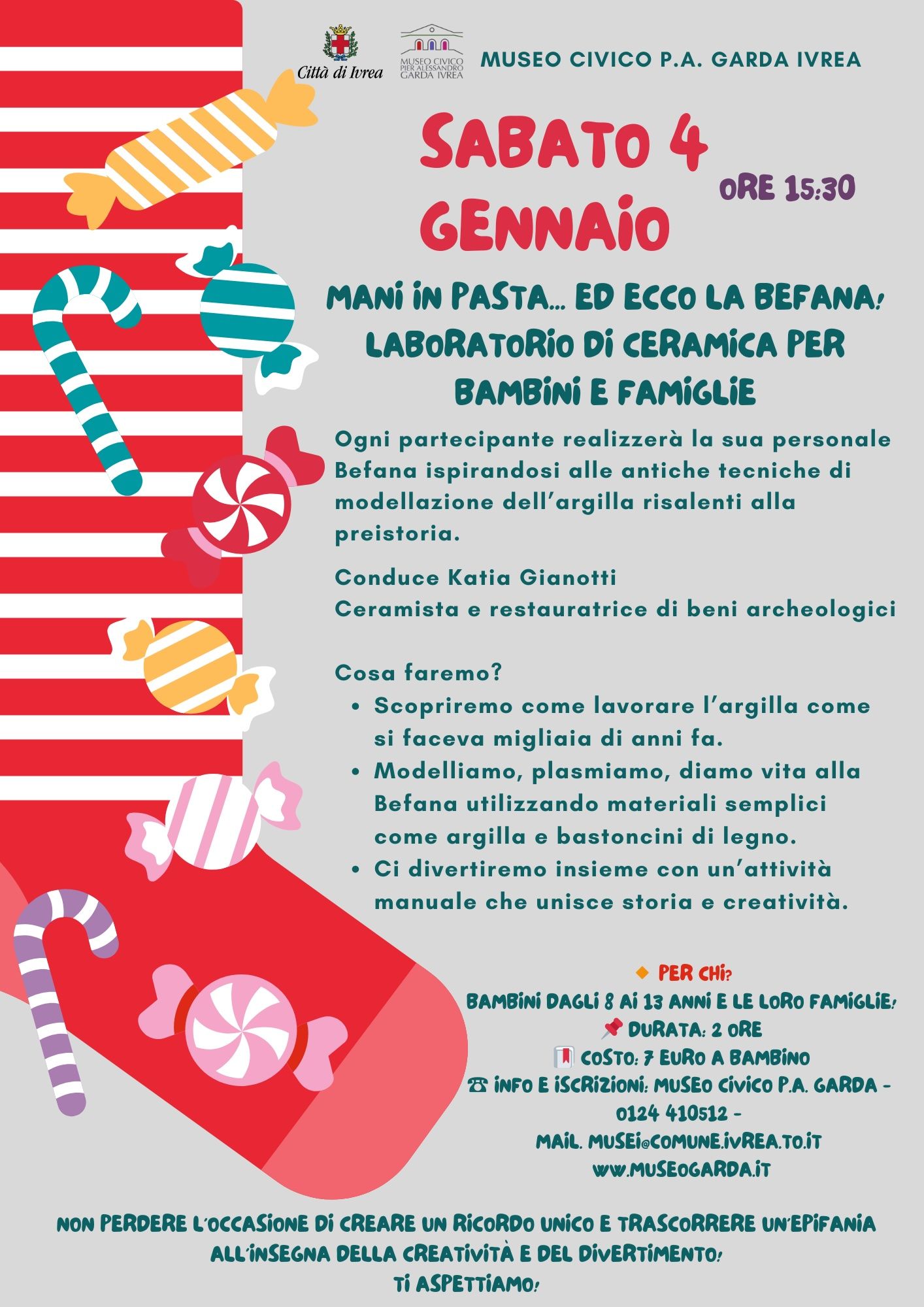 IVREA - Mani in pasta... ed ecco la Befana