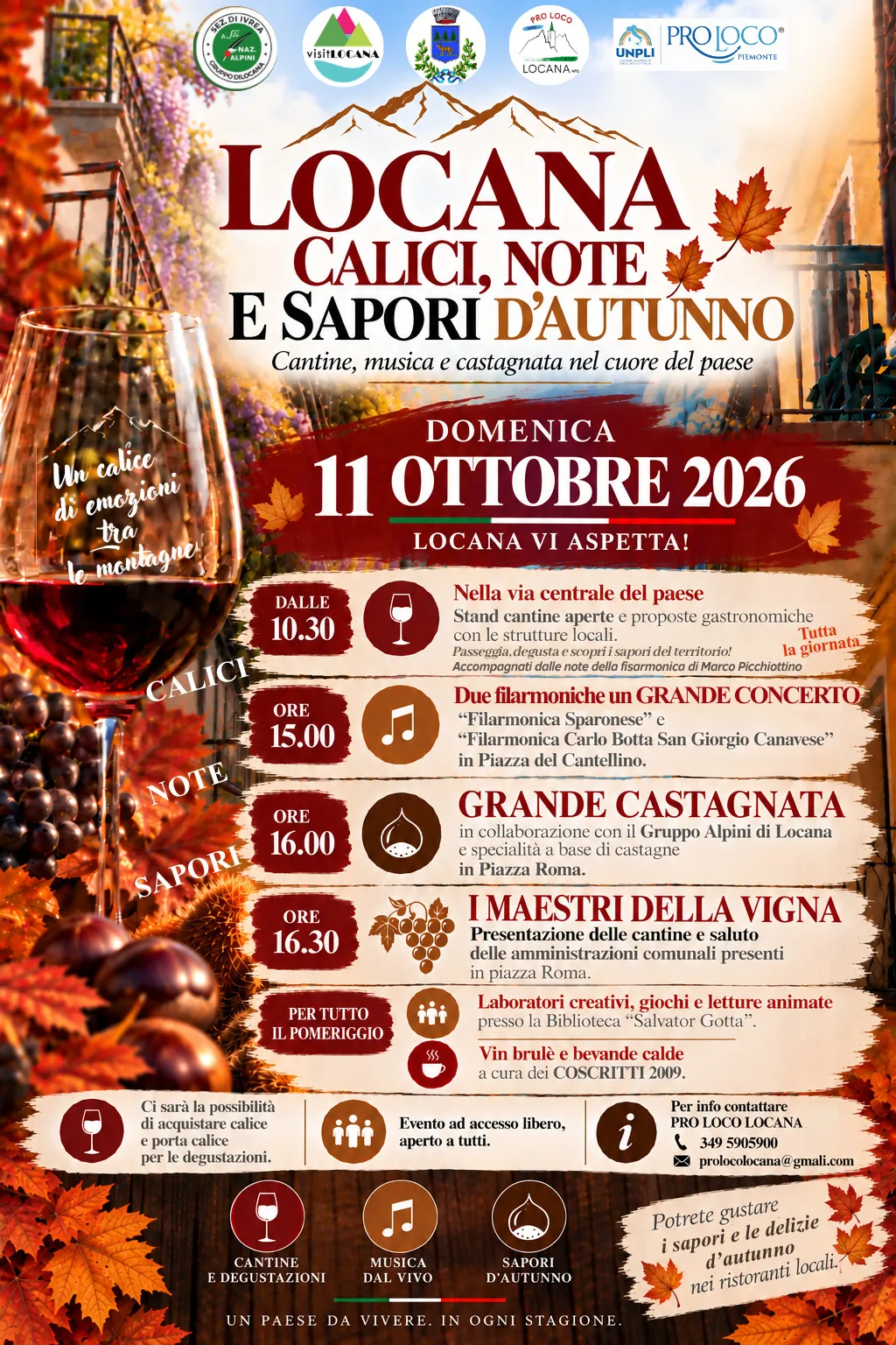 Locana: Calici, Note e Sapori d'Autunno