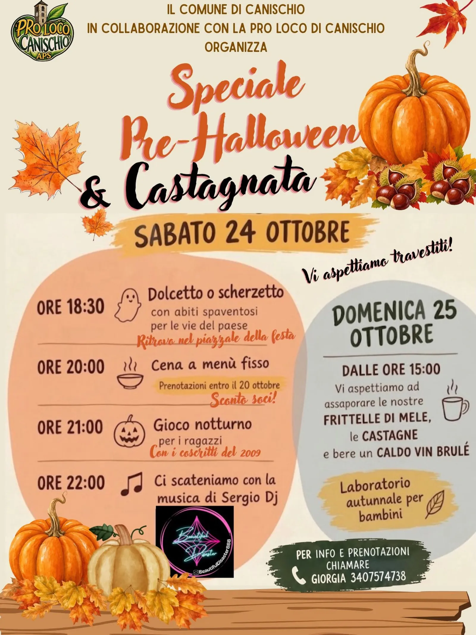 Speciale Pre-Halloween & Castagnata a Canischio