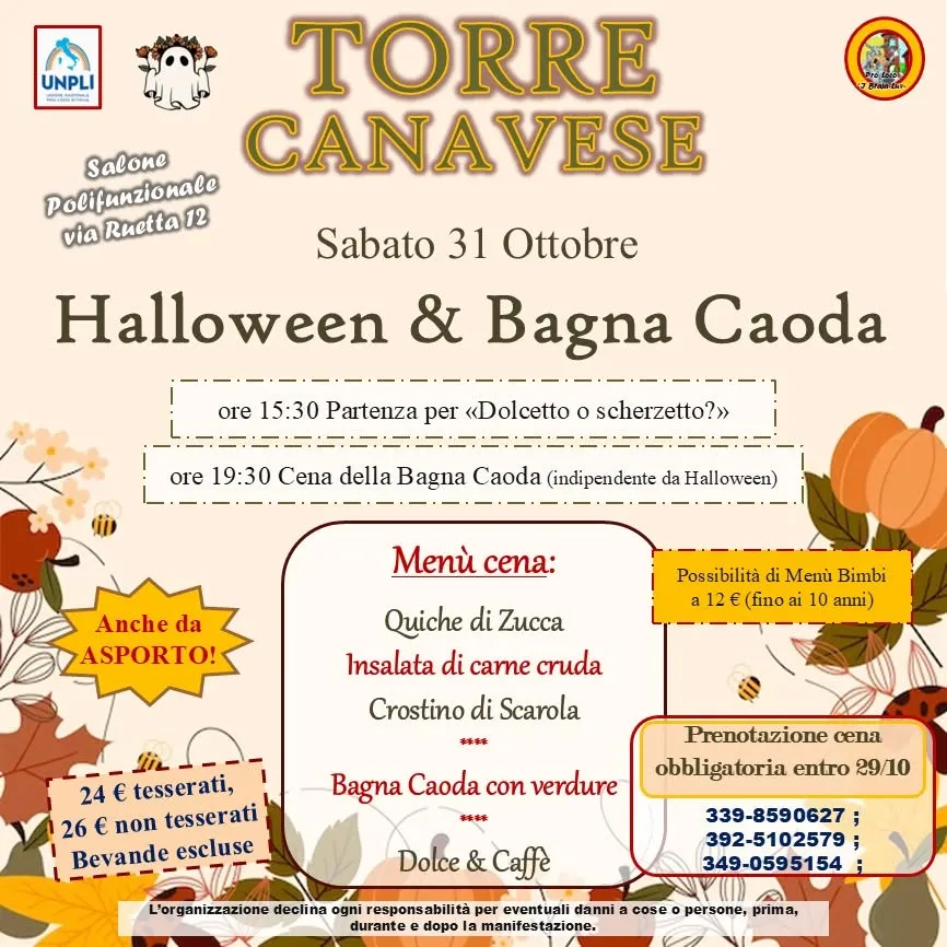 Halloween & Bagna Caoda a Torre Canavese