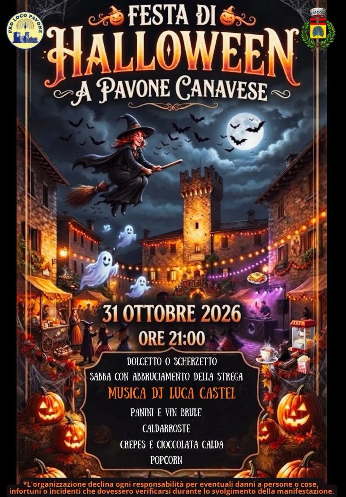 Festa di Halloween a Pavone Canavese