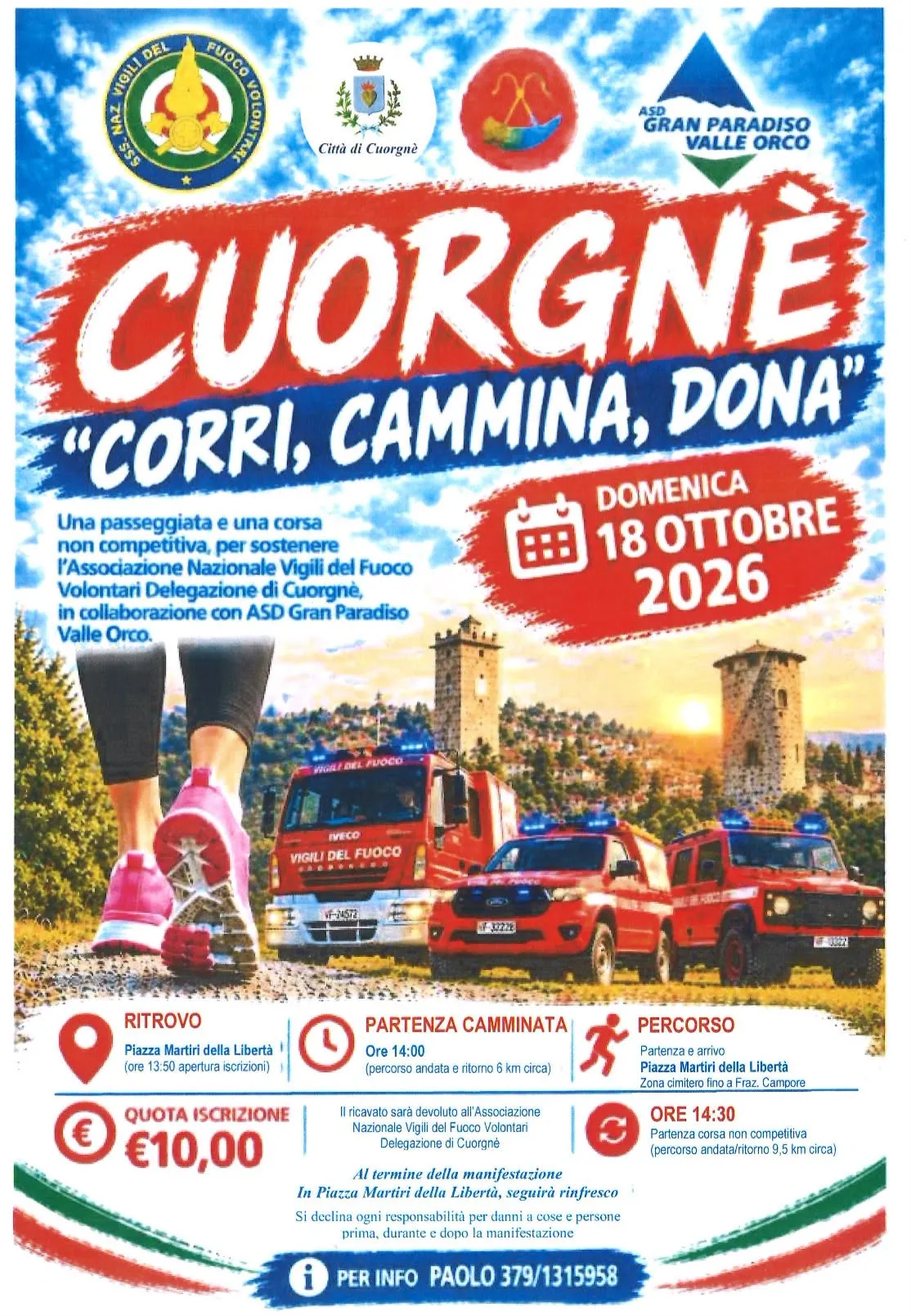 Cuorgnè: Corri, Cammina, Dona