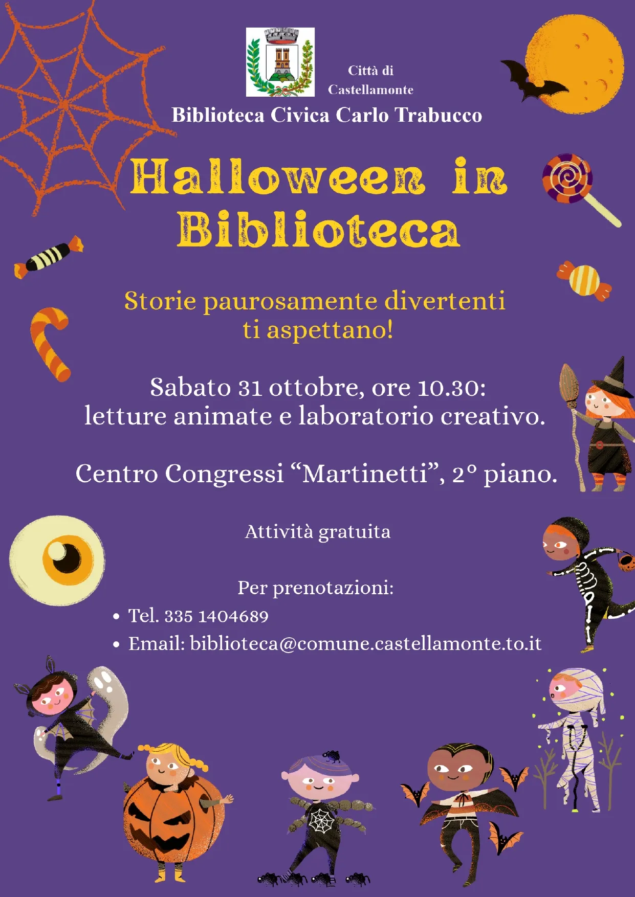 Halloween in Biblioteca: Storie paurosamente divertenti