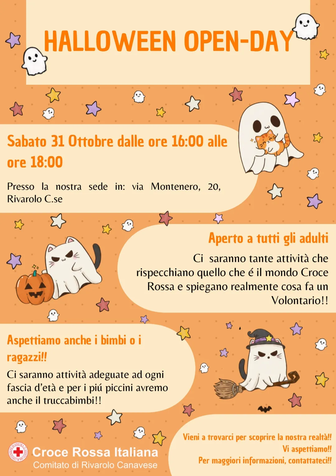 Halloween Open Day con la Croce Rossa