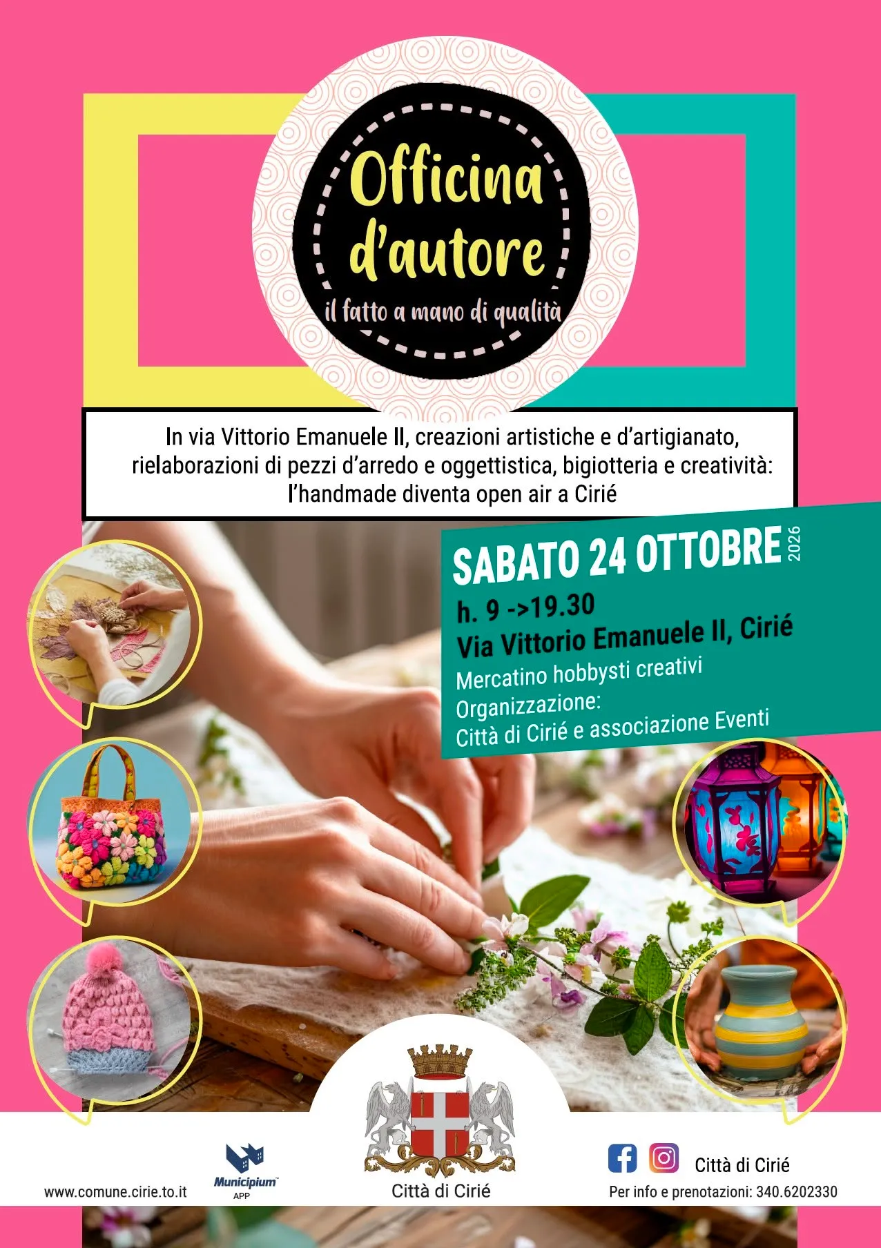 Officina d'autore: il mercatino della creatività