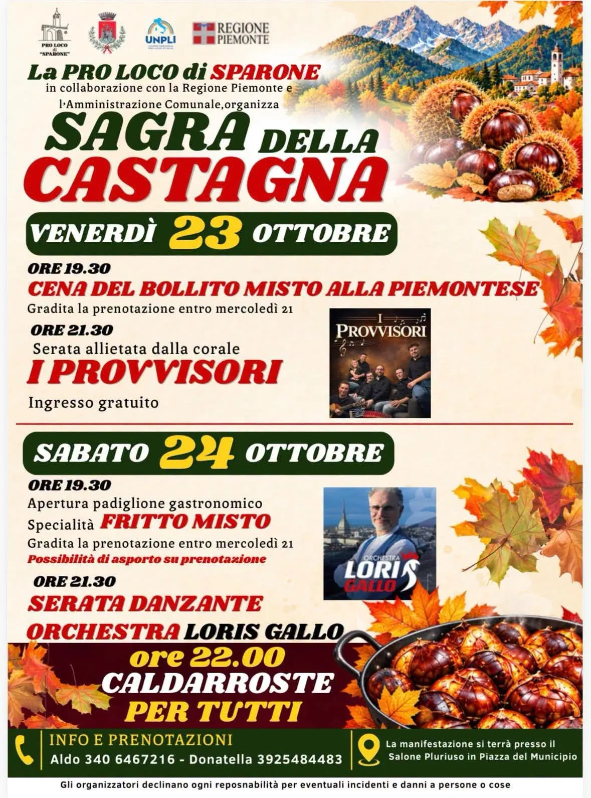 Sagra della Castagna a Sparone