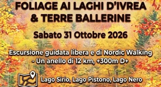 Foliage ai Laghi d’Ivrea & Terre Ballerine