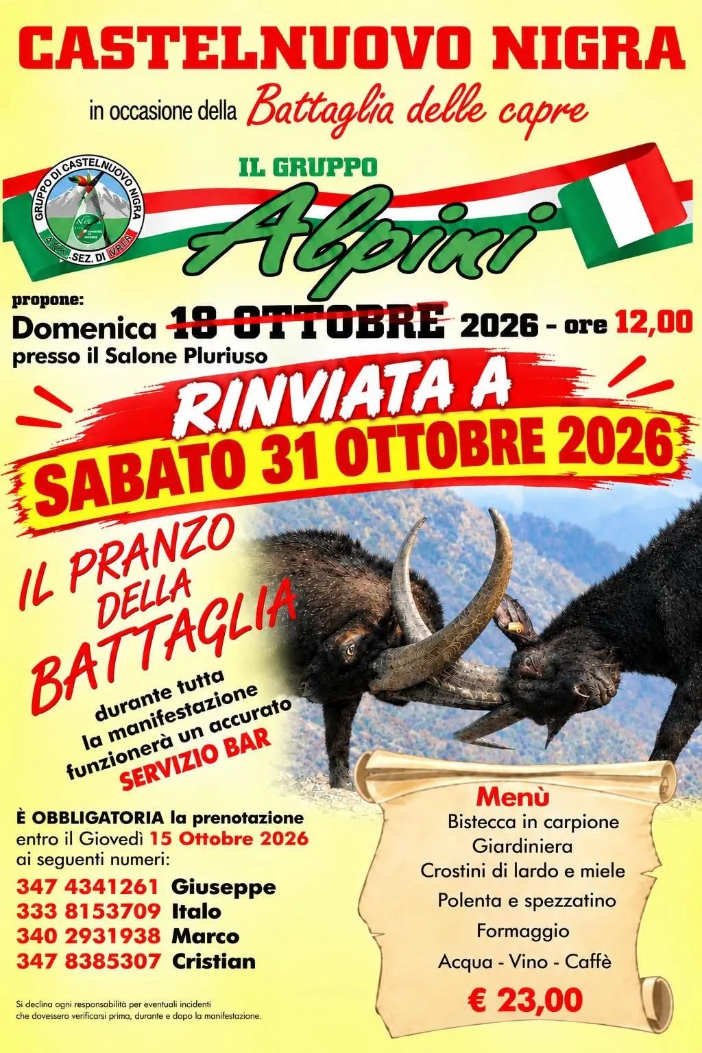 Battaglia delle Capre e Mercatino Artigianale
