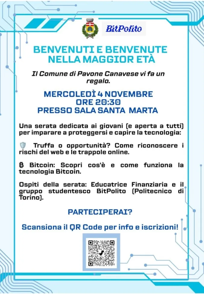 Benvenuti e Benvenute nella Maggior Età