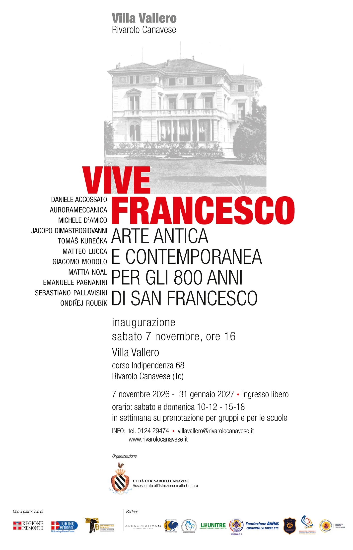 Mostra "Vive Francesco. Arte antica e contemporanea per gli 800 anni di San Francesco"