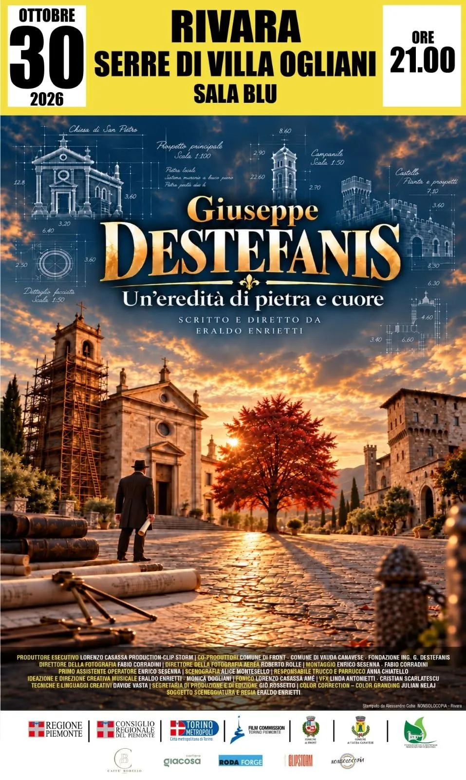 Proiezione del docufilm 'Giuseppe De Stefanis: Un'eredità di pietra e cuore'