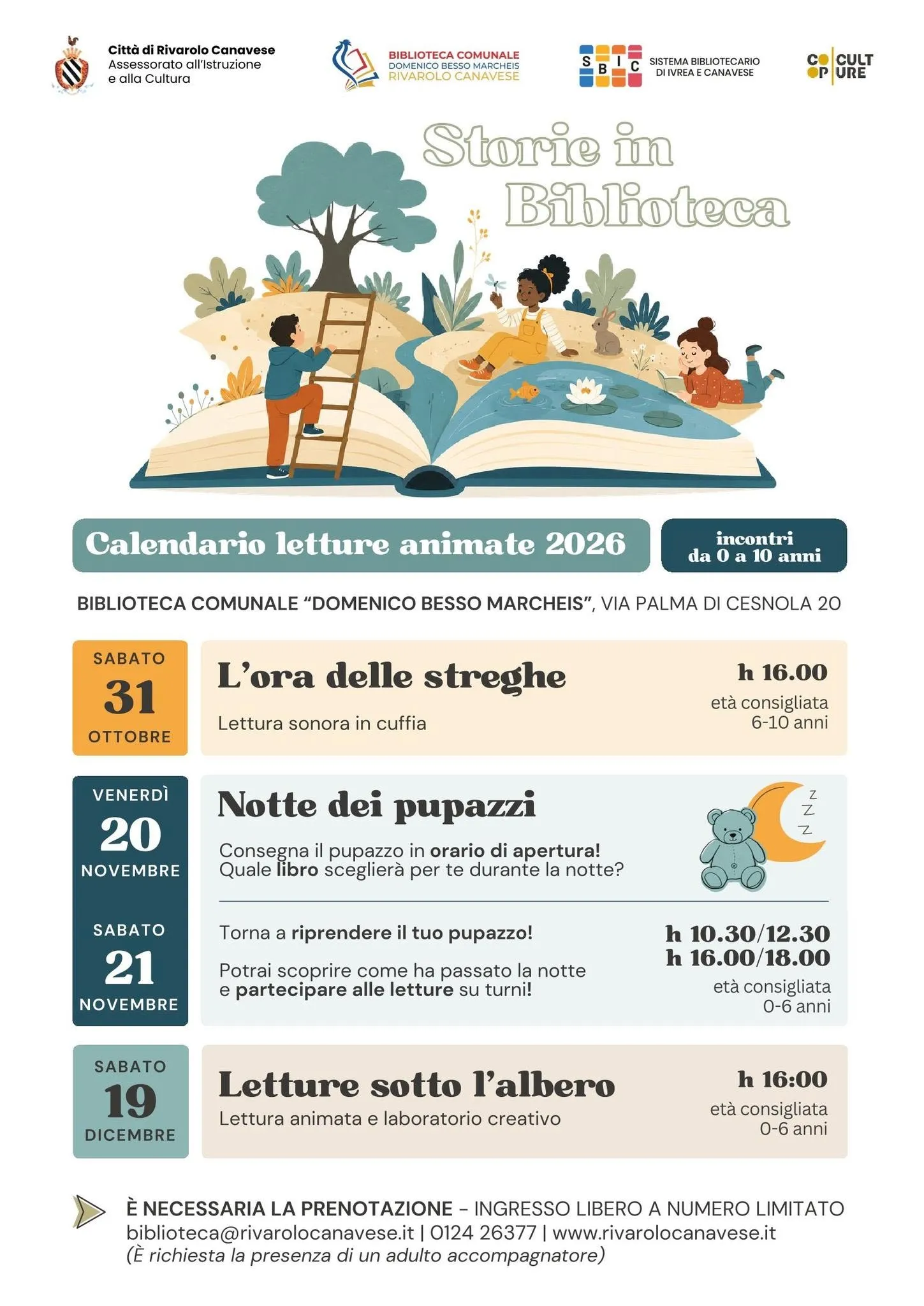 Storie in Biblioteca: Letture Animate a Rivarolo Canavese